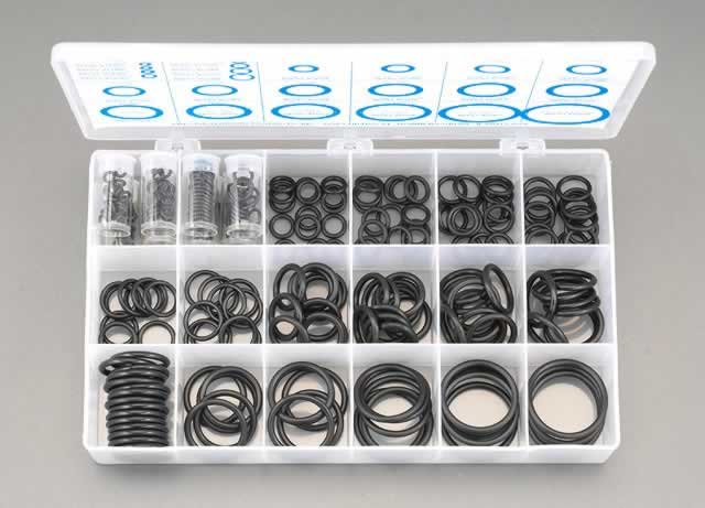エスコ ESCO 【個人宅不可】 3/32-1・1/2&rdquo; オーリングセット（インチサイズ） EA423RB-101 [2-0239623]｜ＤＡＩＳＨＩＮ工具箱　店