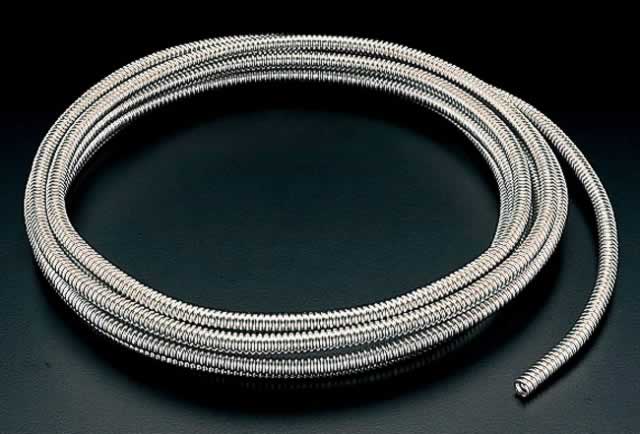 エスコ ESCO 【個人宅不可】 呼13/16.0mm x10m フレキパイプ（ステンレス製） EA424AC-13 [2-5320855]