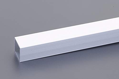 エスコ ESCO 【個人宅不可】 25x25mmx2m アルミ角パイプ（シルバー/つや消/4本） EA440HE-125A [2-1428641]｜ＤＡＩＳＨＩＮ工具箱　店