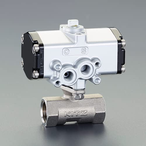 エスコ ESCO 【個人宅不可】 Rc 3/4&rdquo; 空圧式ボールバルブ（ステンレス製） EA470BW-6 [2-1502129]｜ＤＡＩＳＨＩＮ工具箱　店