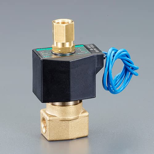 エスコ ESCO 【個人宅不可】 AC200V・Rc1/4&rdquo;（2.3mm） 3方向電磁弁 EA153HK-6 [2-1476338]｜ＤＡＩＳＨＩＮ工具箱　店