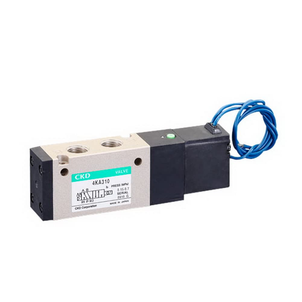 エスコ ESCO 【個人宅不可】 AC100V・Rc1/4” 5方向電磁弁（ダイレクト配管） EA153HL-5 [2-1477229]