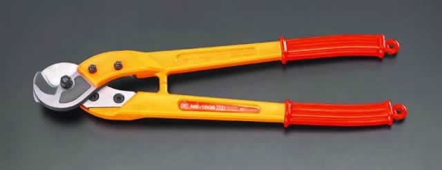 エスコ ESCO 【個人宅不可】 21mm/460mm ケーブルカッター（絶縁） EA585JC-1 [2-0029743]｜ＤＡＩＳＨＩＮ工具箱　店