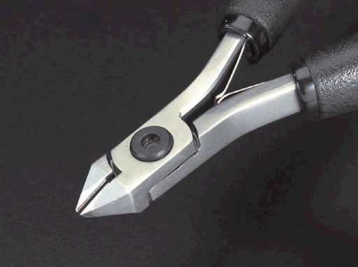 エスコ ESCO 【個人宅不可】 140mm 精密用ニッパー（セミフラッシュ/ESD） EA535TH-1 [2-0853171]
