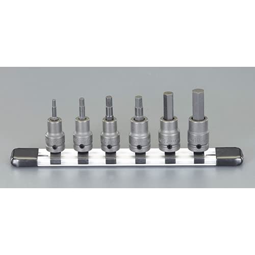エスコ ESCO 【個人宅不可】 3/8”DR/ 3-10mm ［HEX］ビットソケット EA164MM [2-1497975]