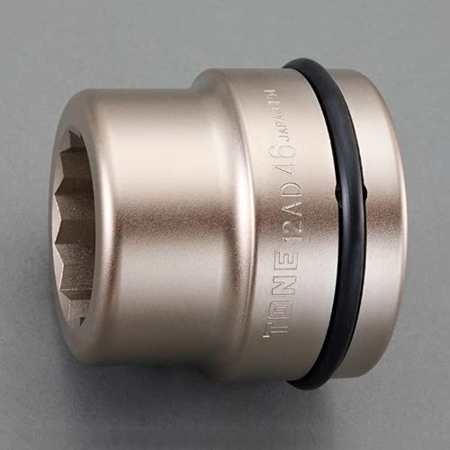 エスコ ESCO 【個人宅不可】 1・1／2&rdquo;DR／110ｍｍ インパクトソケット EA164NR-110 [2-1604014]｜ＤＡＩＳＨＩＮ工具箱　店