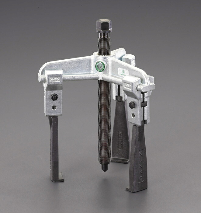 エスコ ESCO 【個人宅不可】 250mm スライドアームプーラー（3本爪/薄爪） EA500CG-250 [2-1027066]｜ＤＡＩＳＨＩＮ工具箱　店
