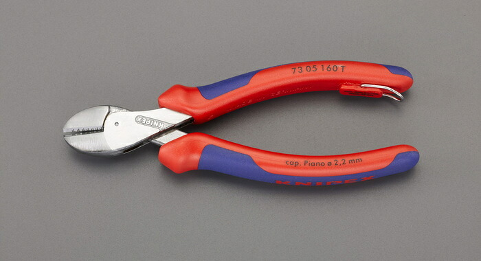 エスコ ESCO 【個人宅不可】 160mm コンパクトニッパー（強力型/X-CUT） EA536KD-11 [2-1026618]｜ＤＡＩＳＨＩＮ工具箱　店