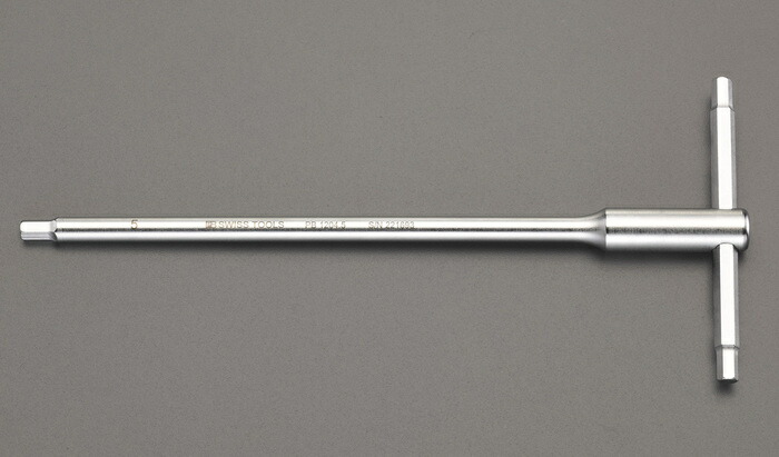 エスコ ESCO 【個人宅不可】 8.0x245mm ［Hexagon］T型レンチ EA573TW-8 [2-1045145]