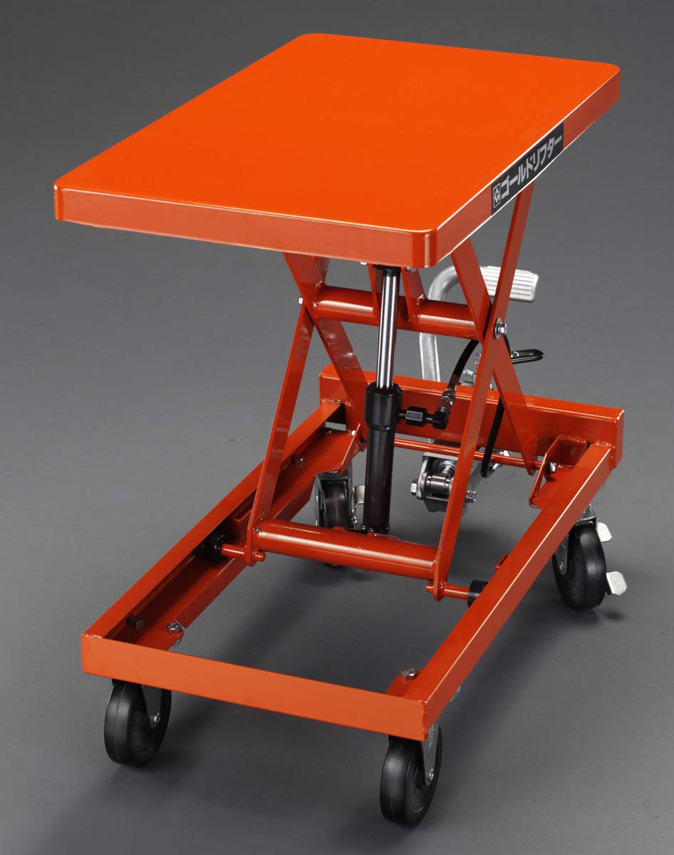 エスコ ESCO 【個人宅不可】 350x 570mm/120kg テーブルリフト（ハンドル無） EA520XC-1 [2-0941618]