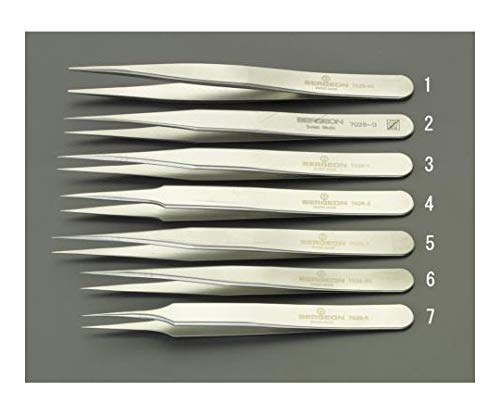 エスコ ESCO 【個人宅不可】 120mm 精密用ピンセット（非磁性スチール製） EA595BE-1 [2-1231357]