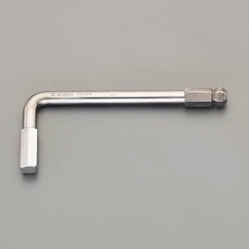エスコ ESCO 【個人宅不可】 5x 80mm 六角棒レンチ（ボールポイント/チタン合金製） EA573CA-3 [2-1511312]｜ＤＡＩＳＨＩＮ工具箱　店