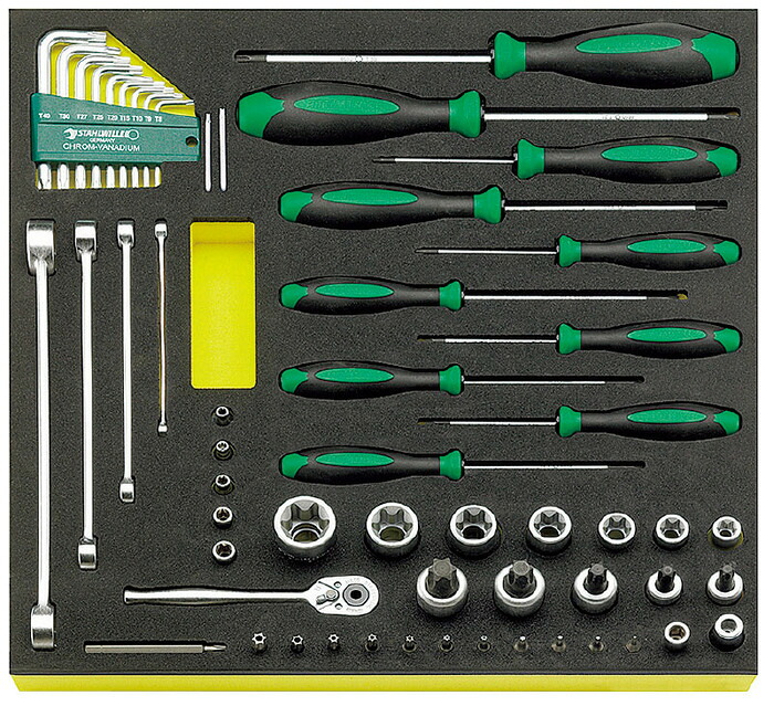 エスコ ESCO 【個人宅不可】 ［TORX］ ツールセット EA612TE-4 [2-1035849]｜ＤＡＩＳＨＩＮ工具箱　店