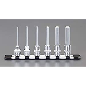 エスコ ESCO 【個人宅不可】 1/2”DR/5-14mm/100mm ［INHEX］ビットソケットセット EA618KV-1 [2-1355091]