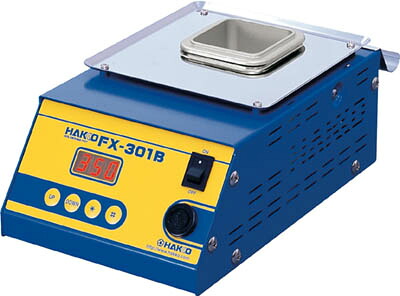 白光 ハッコー 小型デジタルはんだ槽 2極接地プラグ FX301B-01 [7-031243]｜ＤＡＩＳＨＩＮ工具箱　店