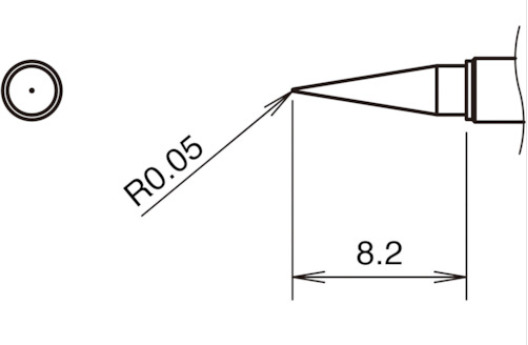 白光 ハッコー T38-03IS こて先/IS型 350℃ T38-03IS [7-057168]