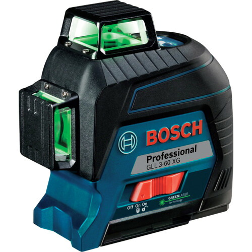 【マラソン期間エントリーでポイント5倍】ボッシュ BOSCH レーザー墨出し器（グリーンレーザー） GLL3-60XG [13-554853]｜ＤＡＩＳＨＩＮ工具箱　店 46,381円
