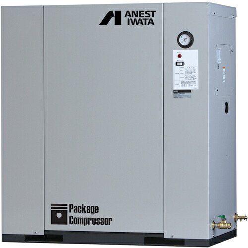 アネスト岩田 【個人宅不可】 レシプロコンプレッサー（給油式） パッケージコンプレッサ 3.7KW 50Hz CLP37EF-14M5 [19-483769]｜ＤＡＩＳＨＩＮ工具箱　店