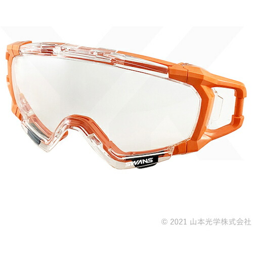 山本光学 スワン YAMAMOTO ゴグル形保護めがね SS-7000用 スペアレンズ（ORG） SS-7000CL(SP)ORG [24-101908]