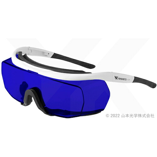山本光学 スワン YAMAMOTO レーザー光用遮光一眼形めがね ハイタイプ CE YL-780 DYE HT [24-106187]