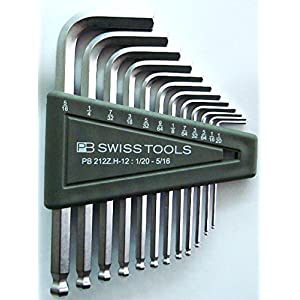 PB SWISSTOOLS 212ZH-12 ボール付六角棒レンチセット（パックナシ） 212ZH-12 [25-007325]