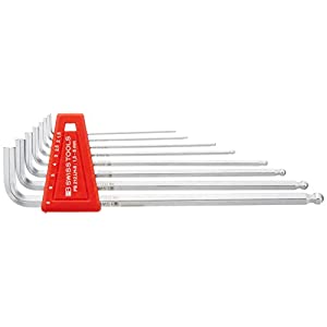 PB SWISSTOOLS 212LH-8 ボール付ロング六角レンチセット（パックナシ） 212LH-8 [25-018734]