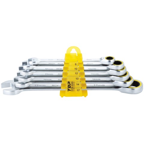 トップ工業 TOP 6丁組ラチェットコンビセット RCW-6000 [28-409058]｜ＤＡＩＳＨＩＮ工具箱　店
