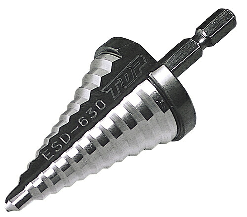 トップ工業 TOP 六角シャンクステップドリル ESD-630 [28-580603]｜ＤＡＩＳＨＩＮ工具箱　店
