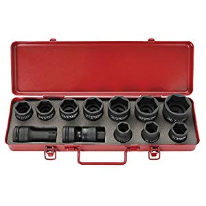 トップ工業 TOP インパクトレンチ用ソケットセット 12.7mm PT-1736XUS [28-729880]