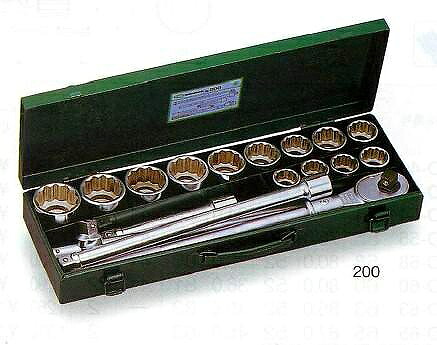 トネ TONE ソケットレンチセット #200 [30-000474]｜ＤＡＩＳＨＩＮ工具箱　店