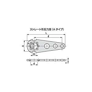 トネ TONE 強力パワーレンチ用反力受 60PH [30-010244]