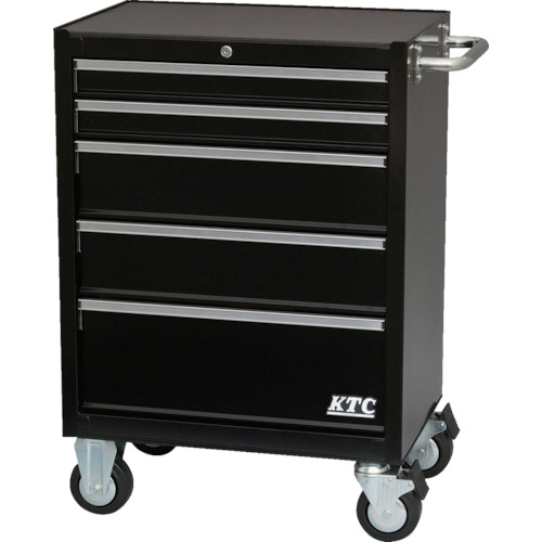 【マラソン期間エントリーでポイント5倍】京都機械工具 【別途送料】 KTC ローラーキャビネット（5段5引出し）（ブラック） SKX3805BK [34-839035]｜ＤＡＩＳＨＩＮ工具箱　店
