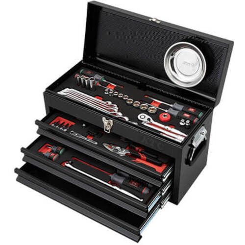 京都機械工具 KTC 工具セット チェストタイプ 66点 ブラック SK3662XBK [34-987125]