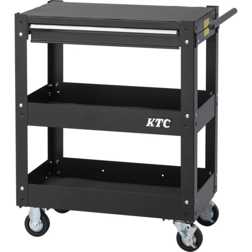 京都機械工具 KTC 【2026年4月までの限定販売】 ワゴン 3段1引出し フラットブラック SKX2613FBST2 [34-882697]｜ＤＡＩＳＨＩＮ工具箱　店