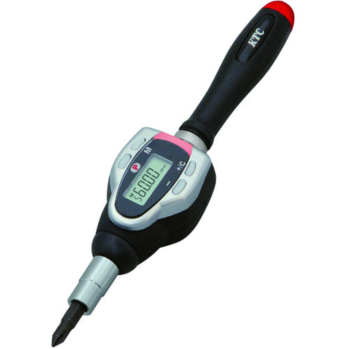 京都機械工具 KTC トルクレンチ（デジタル式） デジラチェドライバタイプ トルク調整範0.12～0.60N・m 差込角6．3mm GLK060 [34-760889]