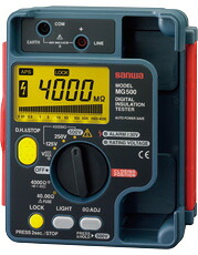 三和電気計測 絶縁抵抗計 MG500 [47-044617] 26,475円