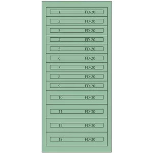 ムラテック KDS 【個人宅不可】 Vidmar ファインキャビネットFC-300Q（塗装色：グリーン） FC-300Q [49-301064]