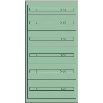 ムラテック KDS 【個人宅不可】 Vidmar ツールキャビネットTC-345A-S TC-345A-S [49-301484]｜ＤＡＩＳＨＩＮ工具箱　店