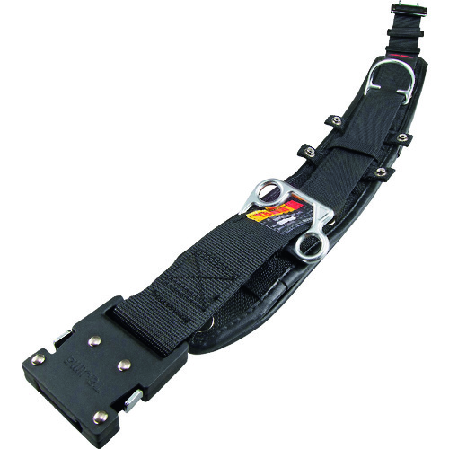 TJMデザイン タジマ ワークポジショニング用胴当てベルトカーブ アルミワンタッチバックル黒 Sサイズ WCXD1-WBCS [50-264992]