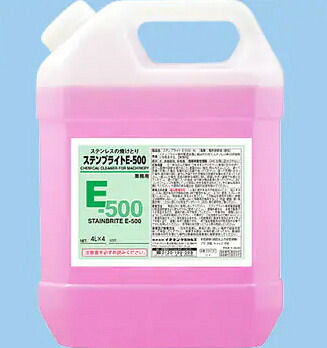 【マラソン期間エントリーでポイント5倍】イチネンケミカルズ 【個人宅不可】ステンブライト E-500 4L #026143 [67-261430]｜ＤＡＩＳＨＩＮ工具箱　店