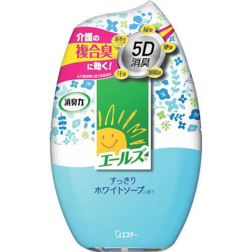 エステー化学 【18個販売】エステー エールズ 消臭力 すっきりホワイトソープ ST12645 [69-126453]