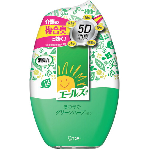 エステー化学 【18個販売】エステー エールズ 消臭力 さわやかグリーンハーブ ST12646 [69-126460]