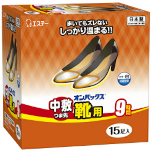 エステー化学 【16箱販売】エステー カイロ 新オンパックス 中敷つま先靴用 15P ST45502 [69-455021]