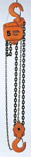【キャンセル不可】バイタル VITAL 【個人宅不可】 チェーンブロックVL5型 VL5-75 [77-VL5-75]｜ＤＡＩＳＨＩＮ工具箱　店