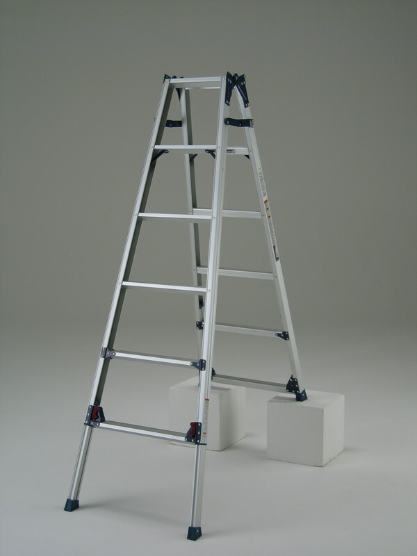 ピカ 【個人宅不可】 アルミ 四脚 アジャスト式 脚立 90cm SCL-90A [78-380013]