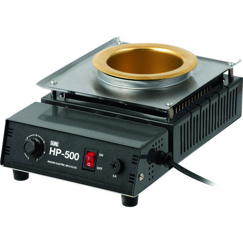 石崎電機製作所 シュア SURE はんだ槽 HP-500 [84-430068]｜ＤＡＩＳＨＩＮ工具箱　店