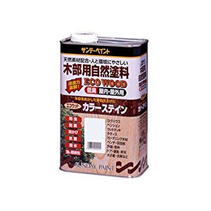 サンデーペイント エコウッドカラーステイン ワインレッド 1600ml No.267927 [85-267927]