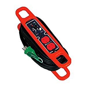 日動工業 ハンドリール ハンドリール 電流コントロールリール 100V 3芯×10m 黒 アース付 HRC-E102 [88-031674]