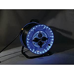 日動工業 電工ドラム 防雨型LEDラインドラム 緑 漏電保護専用 30m NPWL-EB33-G [88-046692]