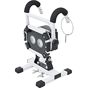 【マラソン期間エントリーでポイント5倍】日動工業 LED投光器 充電式LED 着脱式ハンガーチャージライトスポット20W マルチチェンジャー付 BAT-HRE20SMC-SP [88-056745]｜ＤＡＩＳＨＩＮ工具箱　店